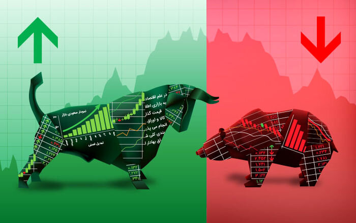 جدال حساس خرس و گاو در بازار سهام امروز/ شاخص کل بورس ۳۸ هزار و ۶۵۶ واحد صعود کرد +  نقشه بازار