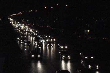 ترافیک سنگین در محور چالوس و آزادراه کرج - تهران
