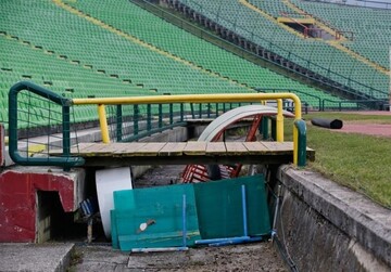 شرایط وحشتناک ورزشگاه بازی دوستانه بوسنی - ایران+عکس
