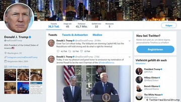 حساب توئیتری رئیس‌جمهور آمریکا و کاخ سفید، به بایدن منتقل می‌شود