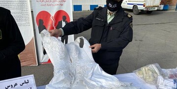 کشف توپ و لباس عروس شیشه‌ای در طرح ظفر پلیس