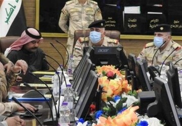 حضور فرمانده نیروی زمینی عراق در پایگاه «عین‌الاسد» و برگزاری نشست امنیتی