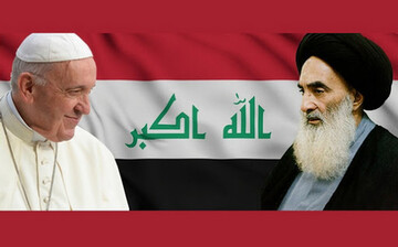 نجف امروز میزبان دیدار رهبران عالی جهان اسلام و مسیحیت/ تاکید پاپ بر پایان خشونت و افراط گرایی