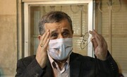 صحبت درگوشی احمدی نژاد و اژه ای/درباره چه چیزی صحبت می کنند؟ + عکس