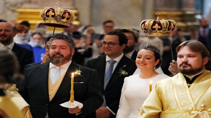 نخستین ازدواج سلطنتی در روسیه پس از ۱۰۰ سال+ فیلم و تصاویر
