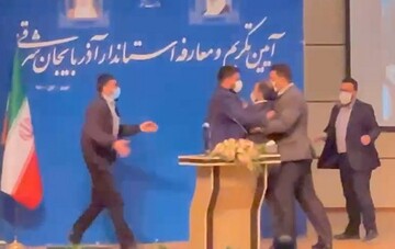 جزئیات جدیدی از سیلی به استاندار آذربایجان شرقی / ضارب کیست؟ + ویدیو