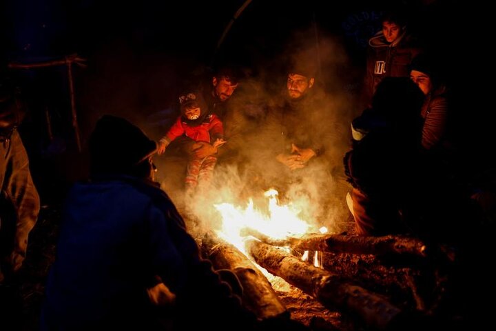 پناهجویان در مرز بلاروس