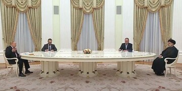 چرا پوتین به استقبال رئیسی نرفت؟ | میز انتخابی و نوع نشستن پوتین و رئیسی معنای خاصی داشت؟