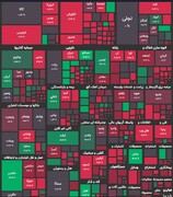 آغاز سبز شاخص در نخستین روز معاملاتی هفته/ شاخص هم وزن همچنان قرمز + نقشه بورس