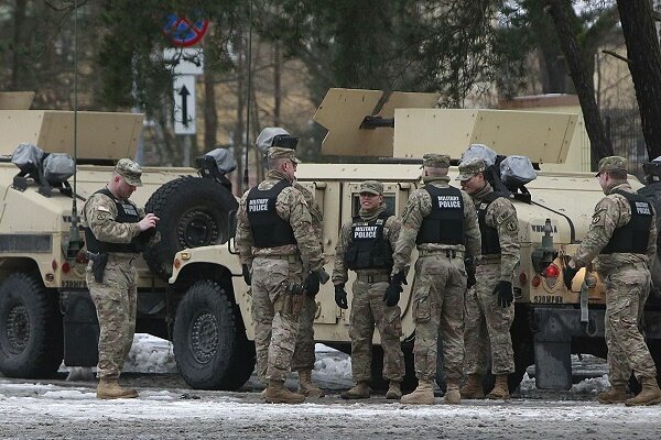 تحرکات نظامی سربازان آمریکایی در نزدیکی مرز اوکراین
