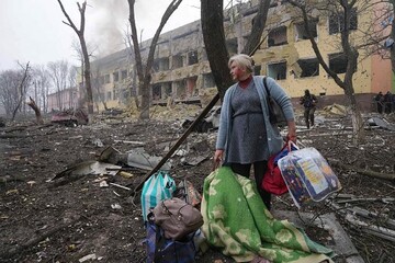 سومین هفته تهاجم نظامی روسیه به اوکراین / نیمی از جمعیت کی‌یف از شهر گریخته‌اند