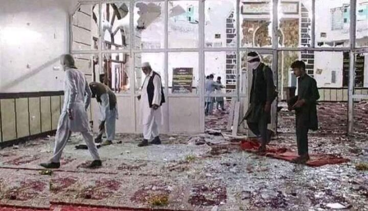 انفجار در مسجد شیعیان در مزار شریف
