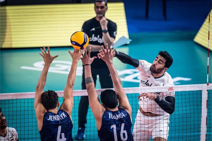 نمایش شگفت انگیز سرو قامتان؛ایران ۳-آمریکا صفر /این است قدرت واقعی والیبال ایران! + فیلم