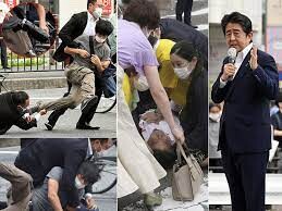ببینید | تصاویر جنجالی از خطای تیم محافظ شینزو آبه در مهار تروریست؛ خطا رفتن تیر اول قاتل