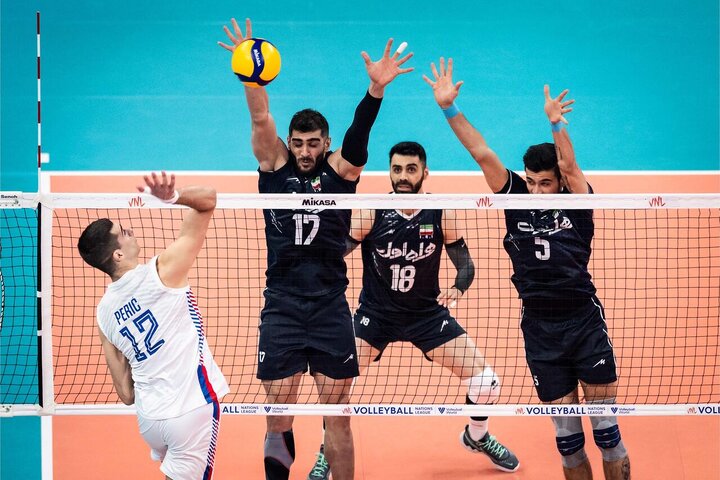 صعود مقتدرانه ایران به مرحله نهایی لیگ ملتهای والیبال؛ ایران ۳-۰ صربستان + فیلم