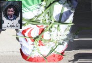 گزارش تصویری | مراسم تشییع و خاکسپاری «عادل آذر» در دهلران