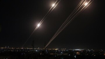موشک باران اسرائیل با شلیک ۱۰۰ راکت + فیلم