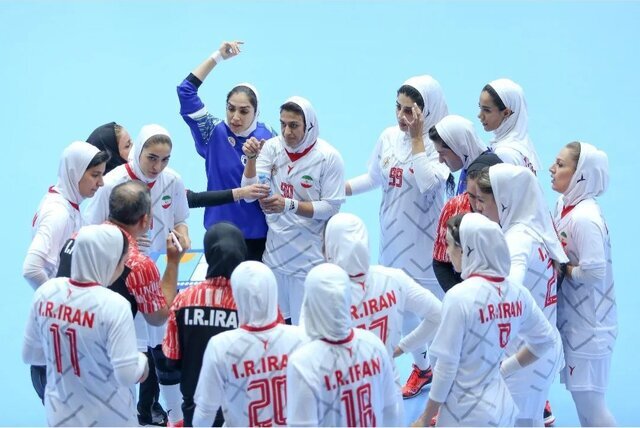 اولین برد هندبال زنان ایران در قهرمانی آسیا مقابل هند