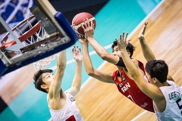 قهرمانی جوانان بسکتبال کره‌جنوبی در تهران / ایران پنجم شد