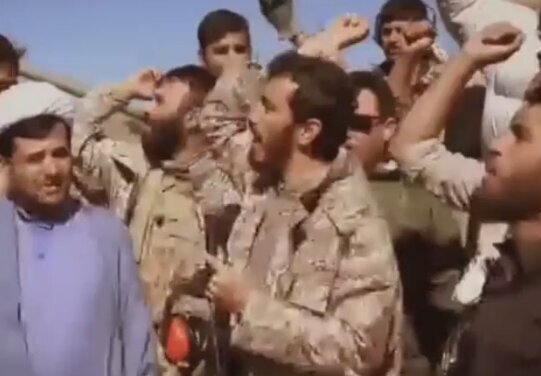 حضور مداح معروف در عملیات سپاه علیه گروهک‌های تروریستی + فیلم