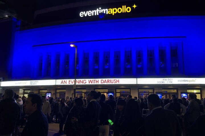 کنسرت داریوش در لندن بخاطر تهدید بمب گذاری لغو شد + فیلم