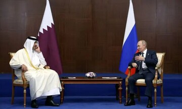 تشکر امیر قطر از پوتین برای جام جهانی