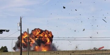 برخورد وحشتناک دو هواپیما در آسمان تگزاس + فیلم
