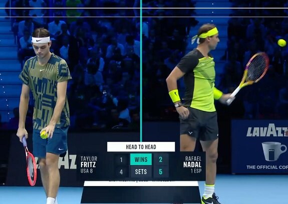 برد قاطعانه تیلور فریتز مقابل رافائل نادال در تنیس Nitto ATP Finals + تصاویر