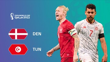 پخش زنده بازی دانمارک - تونس در جام جهانی ۲۰۲۲ / گروه D سه شنبه یک آذر ساعت ۱۶:۳۰ + لینک پخش زنده