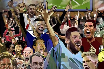 فوق ستاره ها در آستانه جام جهانی + انیمیشن