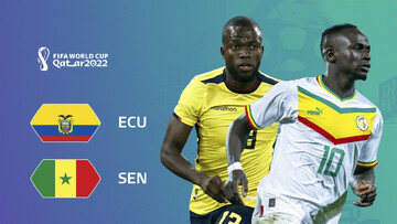 بازی سنگال - اکوادور؛ جام جهانی ۲۰۲۲ گروه A سه شنبه ۸ آذر ساعت ۱۸:۳۰ + لینک پخش زنده