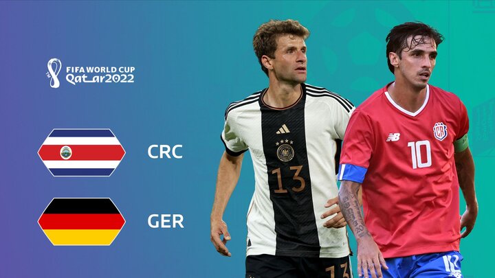 مصاف آلمان - کاستاریکا در جام جهانی ۲۰۲۲ / گروه E پنجشنبه ۱۰ آذر ساعت ۲۲:۳۰ + لینک پخش زنده