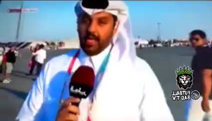 بیهوش شدن خبرنگار تلوزیون قطر روی آنتن زنده + ویدیو