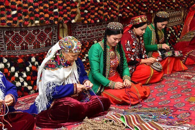 «هنر سوزن‌دوزی ترکمن» جهانی شد