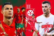 جام جهانی ۲۰۲۲/ پرتغال - سوئیس؛ سه‌شنبه ۱۵ آذر ساعت ۲۲:۳۰ + لینک پخش زنده