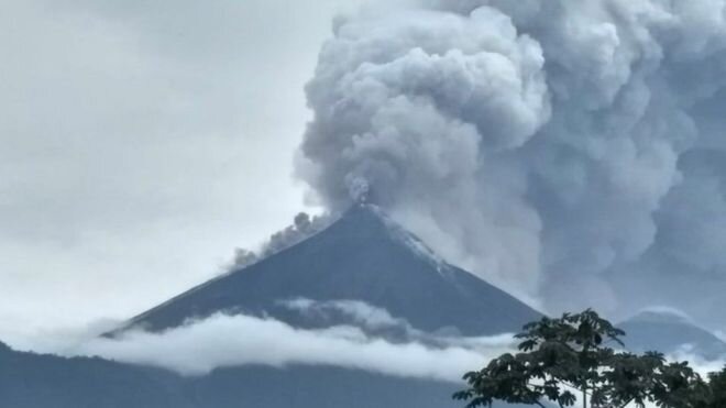 تصاویر حیرت آور از فوران آتشفشان فوئگو در گواتمالا + فیلم