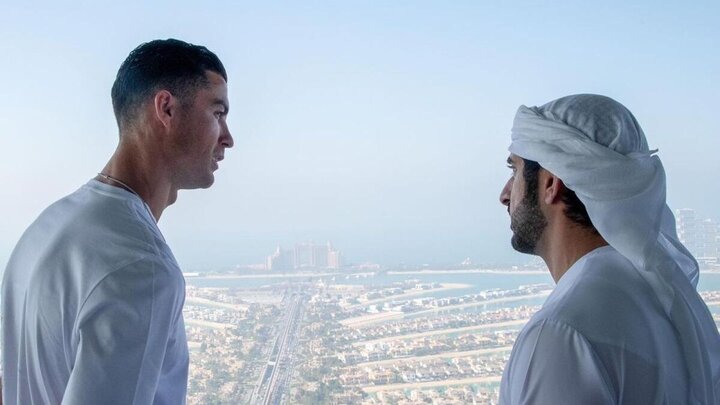 رونالدو در دبی و آماده سفر به عربستان