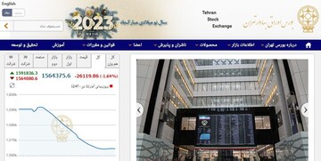 بورس دوباره عقب نشست/کاهش ۲۶ هزار واحدی شاخص بورس تهران
