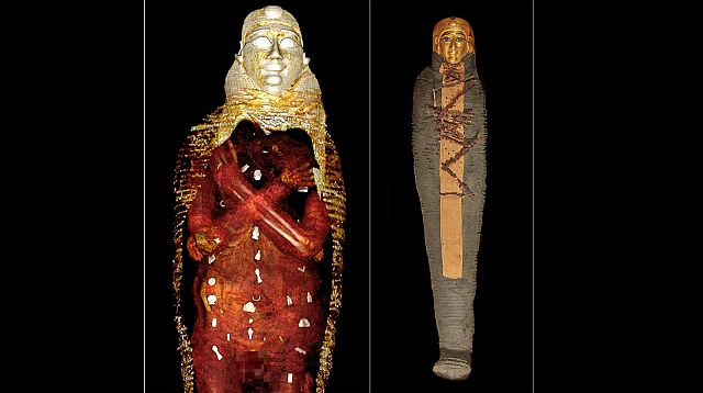 اسکن دیجیتال «پسر طلایی»، اسرار مومیایی ۲۳۰۰ ساله را فاش کرد + تصاویر