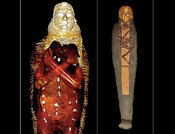 اسکن دیجیتال «پسر طلایی»، اسرار مومیایی ۲۳۰۰ ساله را فاش کرد + تصاویر