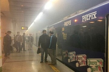 دلیل آتش‌سوزی واگن‌های متروی تهران