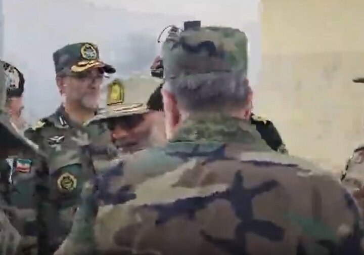دو  فرمانده ارشد نظامی ایران وارد سیستان و بلوچستان شدند + فیلم