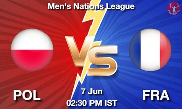پخش زنده لیگ ملت های والیبال؛ لهستان- فرانسه امروز ساعت ۱۲:۳۰ + لینک
