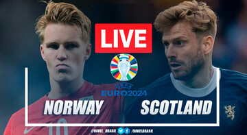 پخش زنده جام ملت های اروپا؛ مصاف نروژ - اسکاتلند امروز شنبه ۲۷ خرداد ساعت ۱۹:۳۰ + لینک