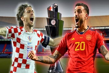 پخش زنده کرواسی - اسپانیا در فینال لیگ ملت‌های اروپا؛ امروز ۲۸ خرداد ۱۴۰۲ ساعت ۲۲:۱۵