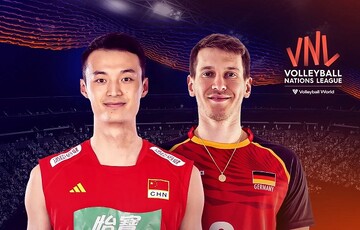 لیگ ملت‌های والیبال؛ پخش زنده مسابقه والیبال آلمان - چین امروز ساعت ۲۲:۰۰ + لینک