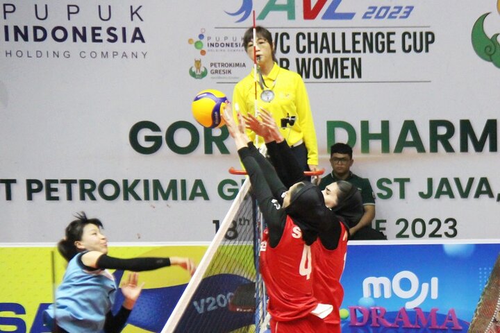 پیروزی زنان والیبالیست ایران مقابل فیلیپین