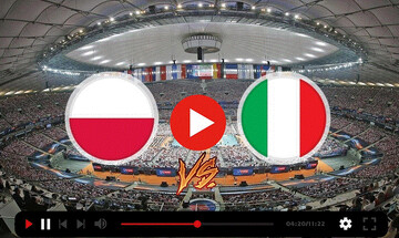 لیگ ملت‌های والیبال؛ مسابقه والیبال لهستان - ایتالیا + نتیجه و فیلم خلاصه بازی
