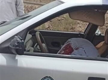 تصاویر حمله تروریستی در محور ‌خاش ـ تفتان / شهادت ۴ تن از کارکنان پلیس راه + اسامی شهداء