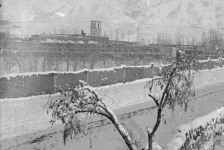 مناظر زیبای تهرانِ برفی در دوران قاجار را ببینید